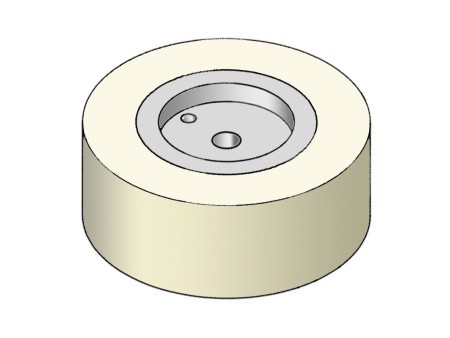 Ролик силиконовый для SEAMTEK 900 AT, 50А, Ø 63,5 мм х 38 мм