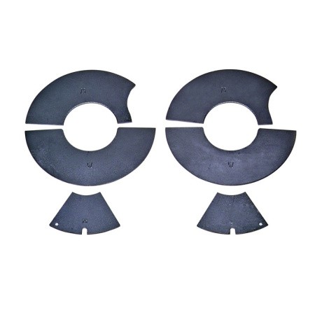 Вкладыши для Р160 на 140 мм (2верх.,2ниж.,2бок.)